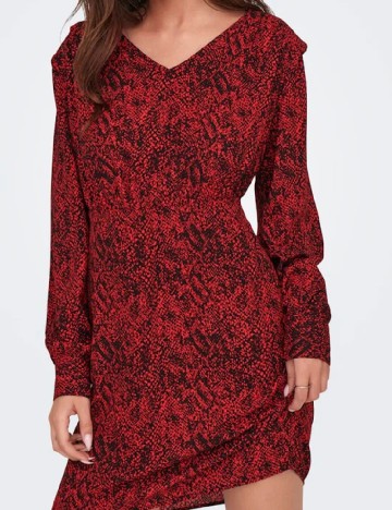 Rochie scurta Only, rosu