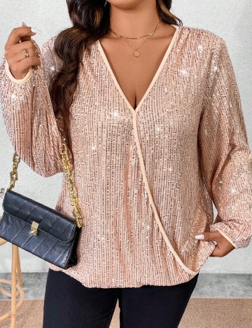 Bluza SHEIN CURVE, crem