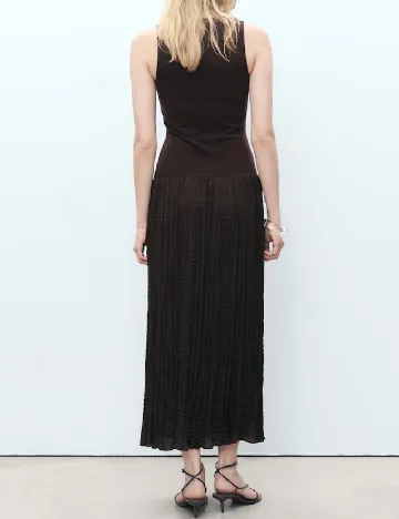 Rochie lunga Mango, maro