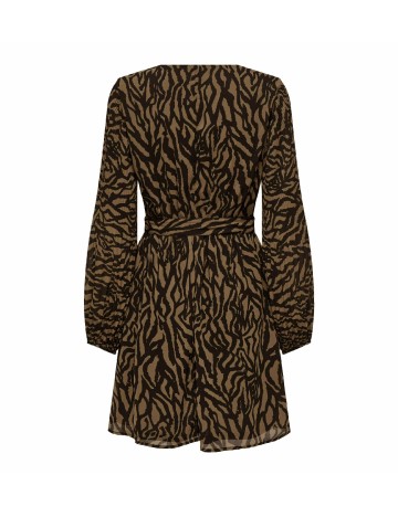 Rochie scurta Only, negru/maro