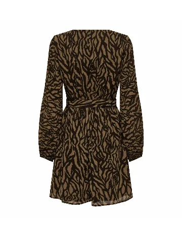 Rochie scurta Only, negru/maro