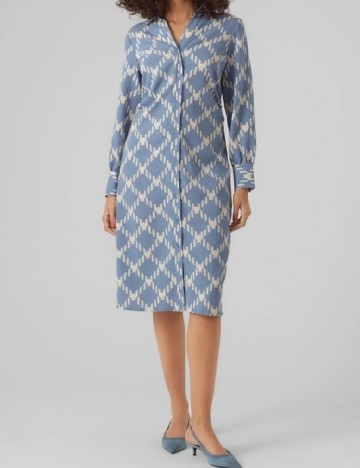 Rochie medie Vero Moda, albastru