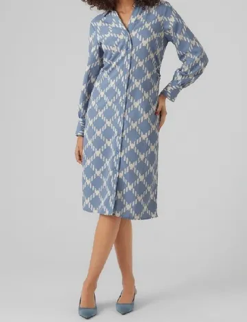Rochie medie Vero Moda, albastru