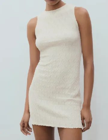 Rochie scurta Mango, crem