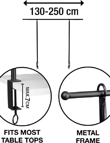 Cadru pentru decoratiuni OutletMag, negru