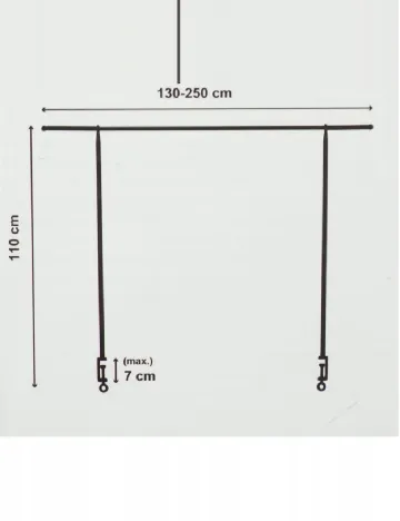 Cadru pentru decoratiuni OutletMag, negru