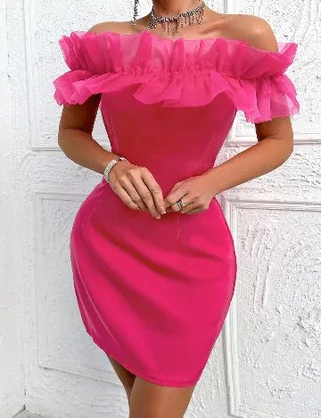 Rochie scurta SHEIN, roz