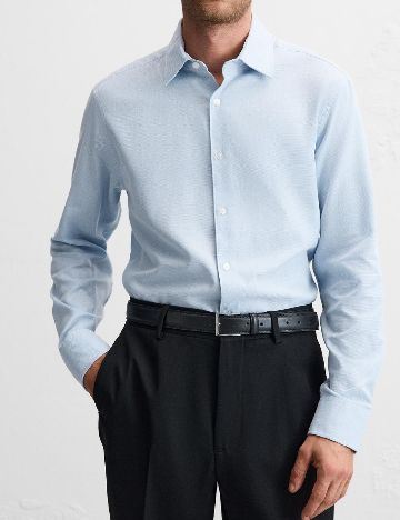Camasa Zara, bleu