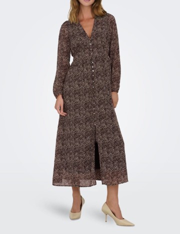 Rochie lunga Only, maro