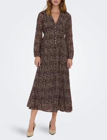 Rochie lunga Only, maro
