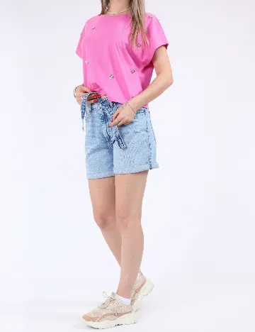 Pantaloni scurti Only, albastru