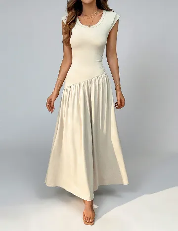 Rochie lunga SHEIN CURVE, bej