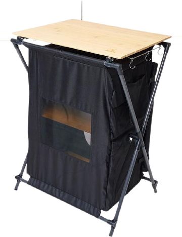 Dulap de camping OutletMag, negru