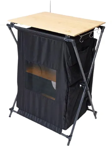 Dulap de camping OutletMag, negru