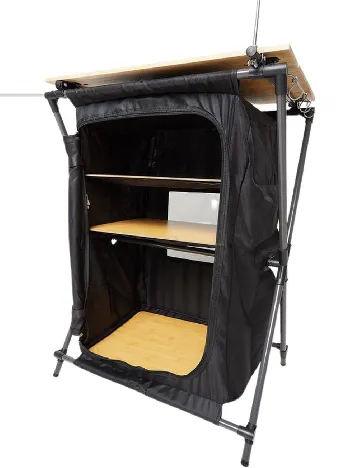 Dulap de camping OutletMag, negru