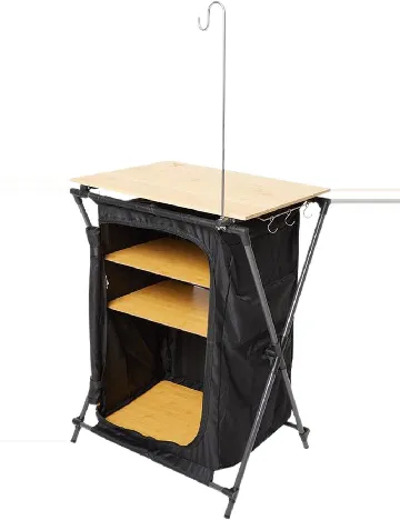 Dulap de camping OutletMag, negru