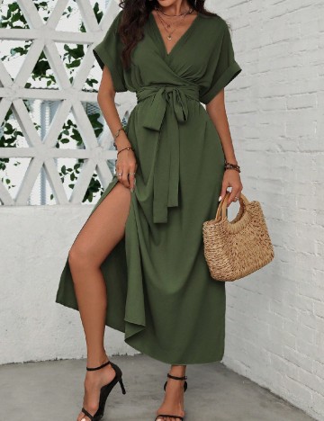Rochie lunga SHEIN, verde