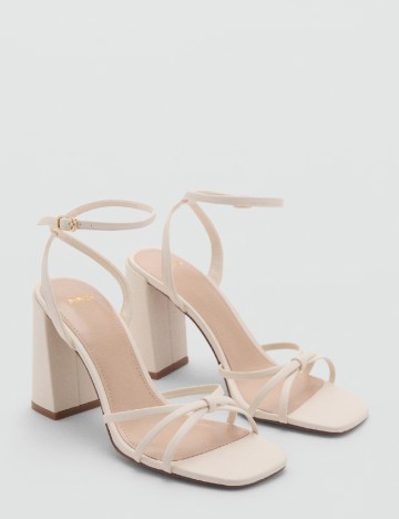 Sandale Mango, crem