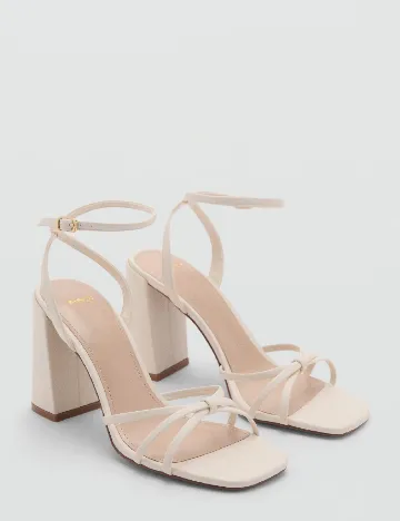 Sandale Mango, crem