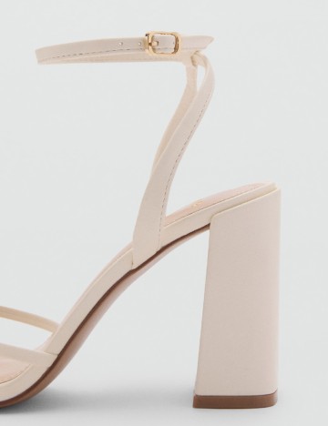 Sandale Mango, crem