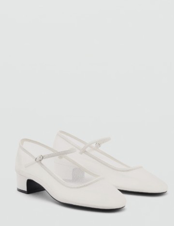 Pantofi Mango, alb