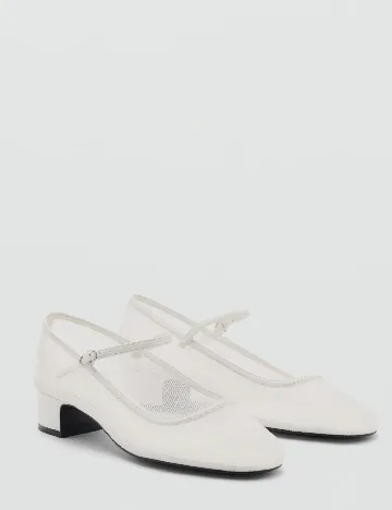 Pantofi Mango, alb