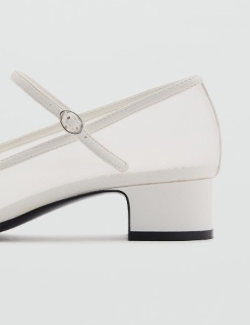 Pantofi Mango, alb