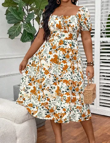 Rochie medie SHEIN CURVE, mix culori