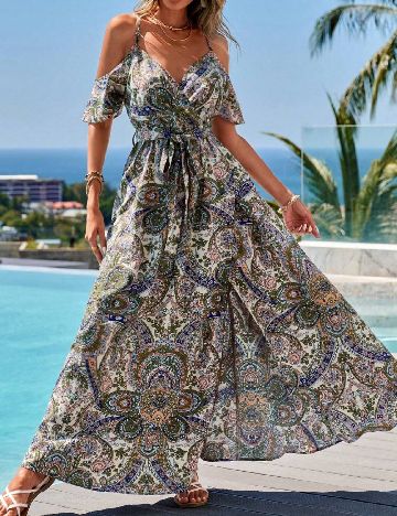 Rochie lunga SHEIN, mix culori