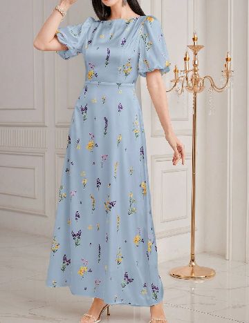 Rochie lunga SHEIN, albastru