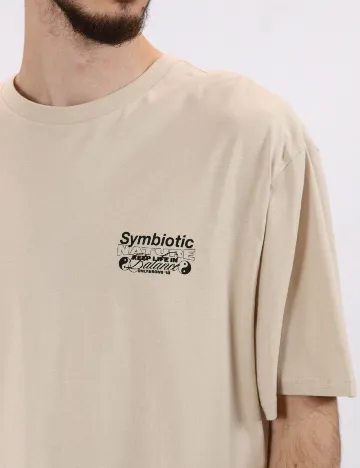 Tricou Only, crem