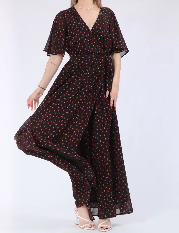 Rochie lunga Only, negru