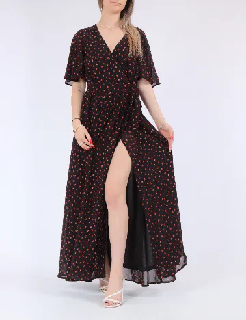 Rochie lunga Only, negru