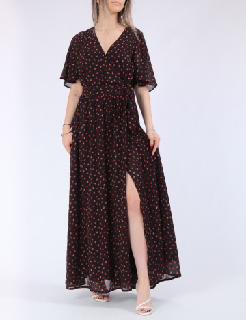 Rochie lunga Only, negru