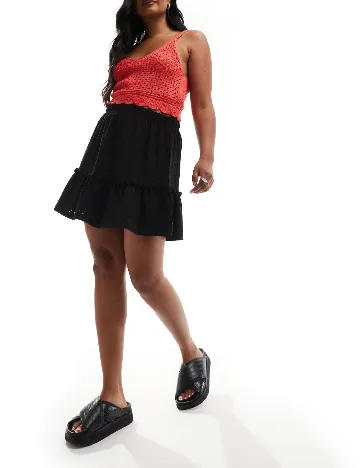 Top Vero Moda, rosu