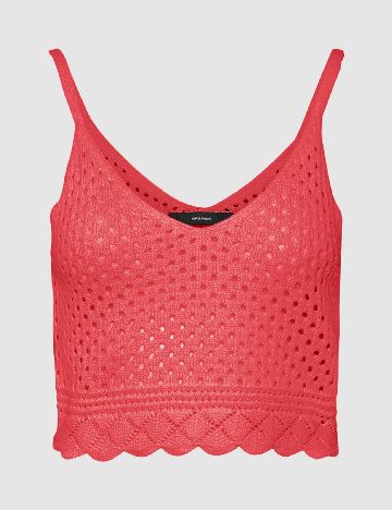 Top Vero Moda, rosu