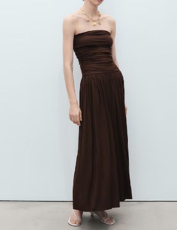 Rochie lunga Mango, maro