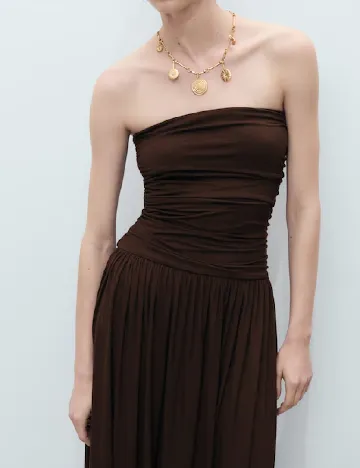 Rochie lunga Mango, maro