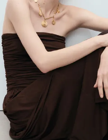 Rochie lunga Mango, maro
