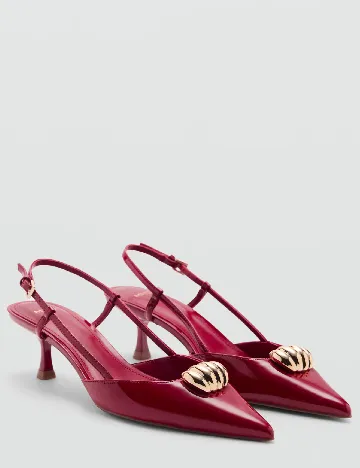 Pantofi Mango, rosu