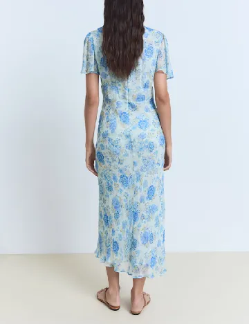 Rochie medie Mango, albastru