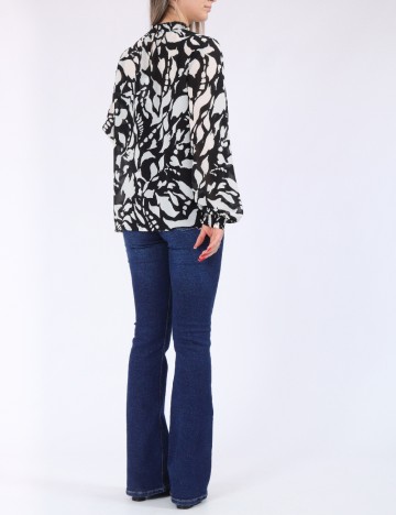 Bluza Only, alb/negru