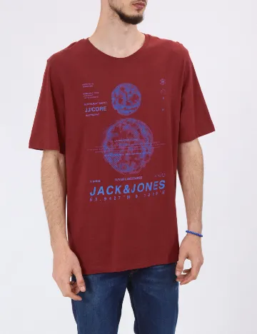 Tricou Jack&Jones, caramiziu Maro
