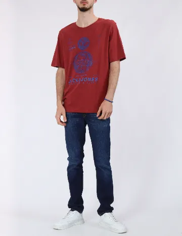 Tricou Jack&Jones, caramiziu Maro