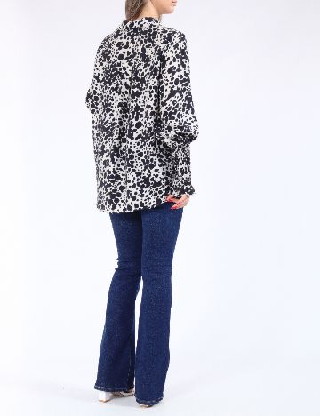Camasa Vero Moda, alb/negru