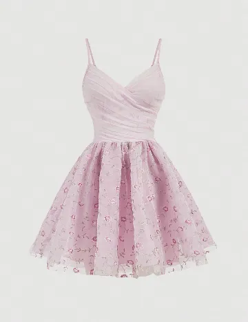 Rochie scurta SHEIN, roz