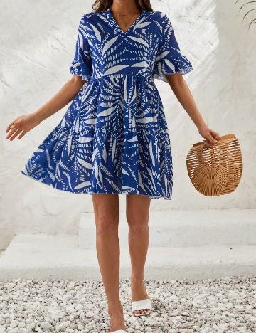 Rochie scurta SHEIN, albastru