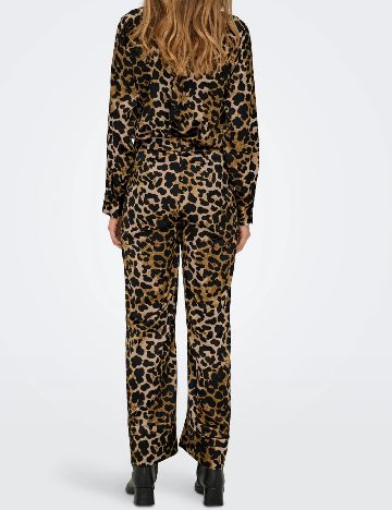 Pantaloni Only, animal print