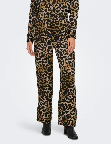 Pantaloni Only, animal print