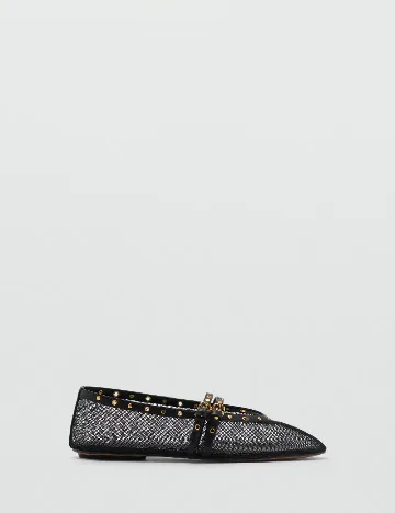Balerini Mango, negru Negru